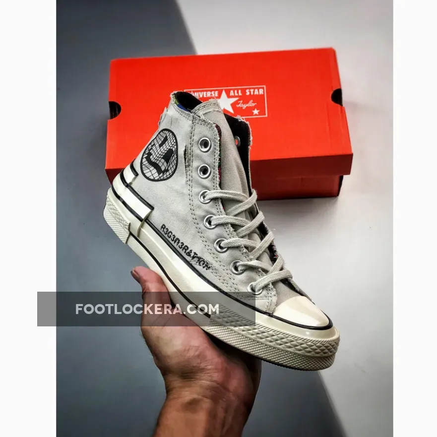 Converse Chuck 70 Hacked Heel Tear Away Light Bone/Black - converse chuck 70 trippy heel