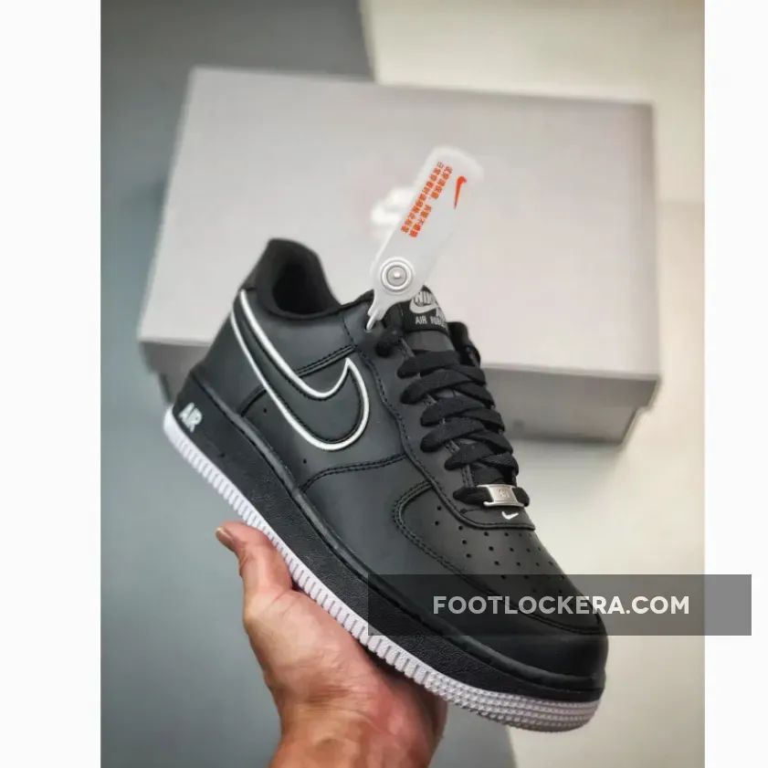 Nike Air Force 1 Low Outline Black White 07 650r Ninja
