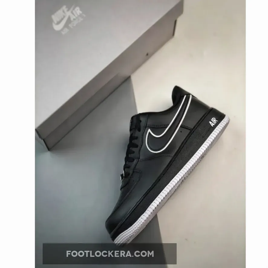 Nike Air Force 1 Low Outline Black White 07 650r Ninja Nike Air Force 1 Low Outline Black White 07 650r Ninja