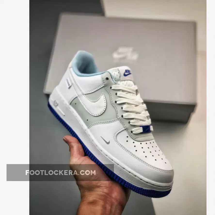 Nike Air Force 1 Low White/Blue | JUST STITCH IT HYPER ROYAL