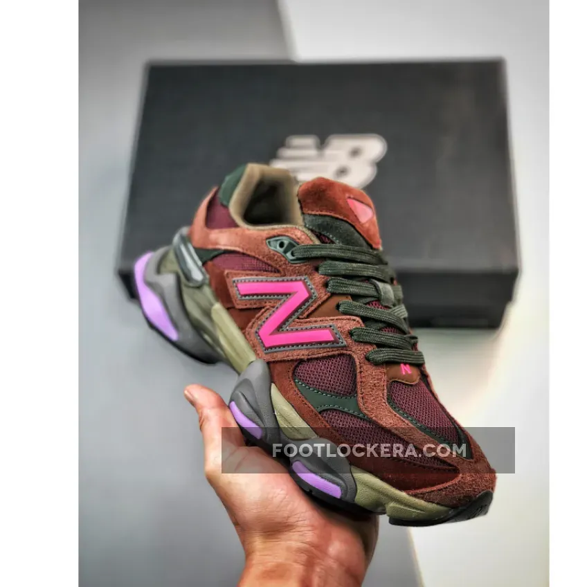 New Balance 9060 Rich Oak Burgundy U9060BUR #new balance brown and pink