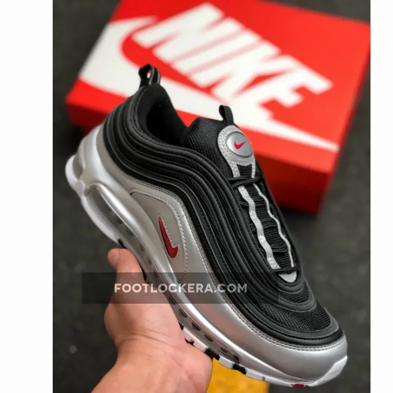 Nike Air Max 97 Black Silver AT5458-001 - air max 97 varsity red