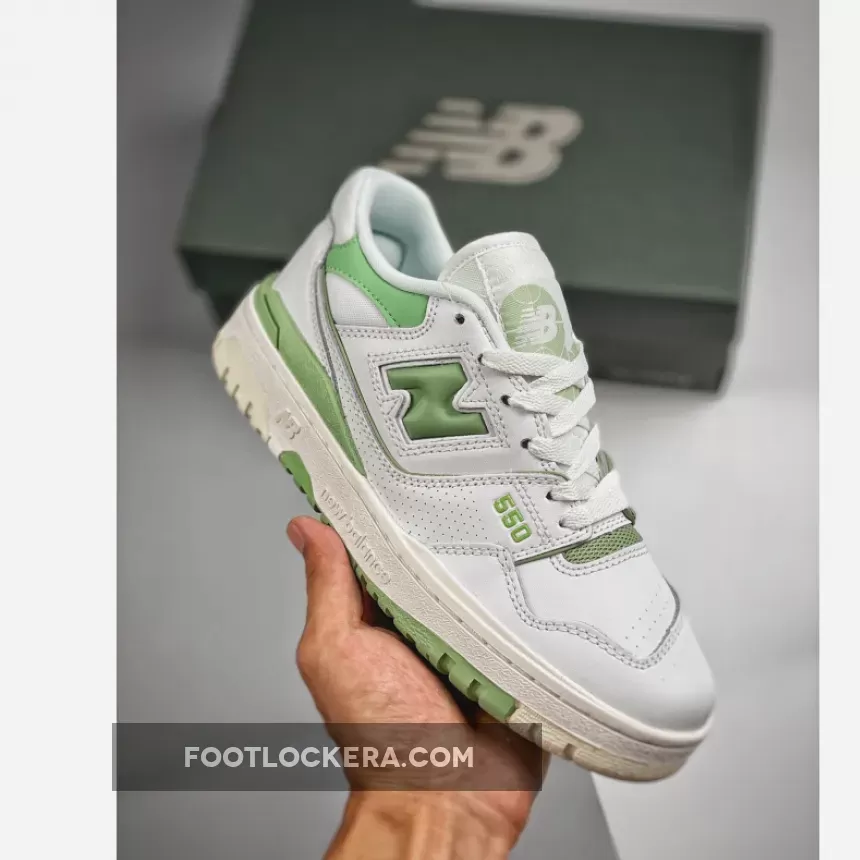 New Balance 550 White/Mint Green / green new balance 550
