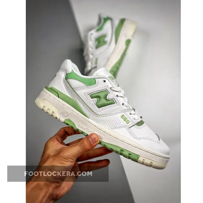 New Balance 550 White/Mint Green / green new balance 550