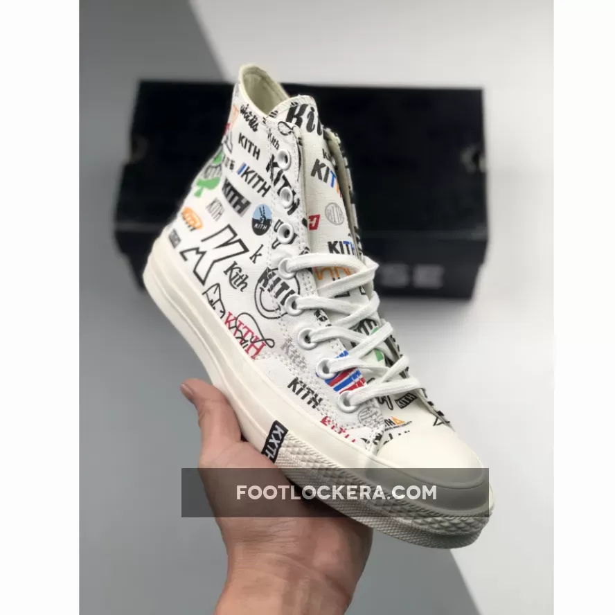 Kith X Converse Chuck 70 High '10th Anniversary' White/Multi 172466C New Releases