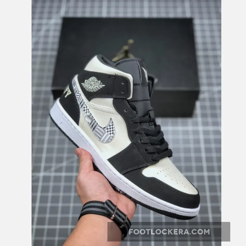 Aj1 Mid Equality / Air Jordan 1 Mid "Equality" Black/Black-Sail-Wolf Grey