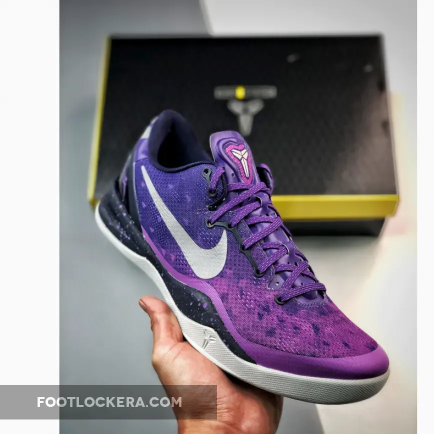 Nike Kobe 8 System 'Playoffs' Purple Platinum / all purple kobes