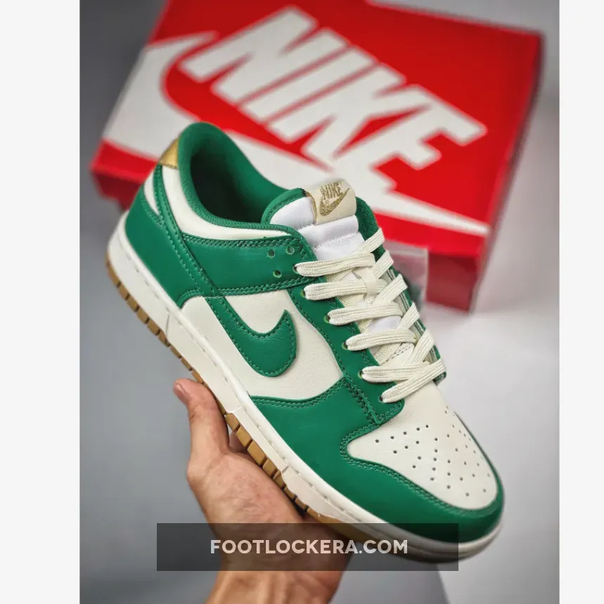 Nike Dunk Low Green White Gold FB7173-131 #dunk low gold