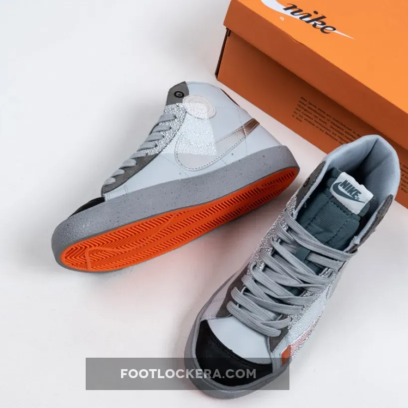 Nike Blazer Mid 77 White Metallic Silver DC9170-001 / nike blazer metallic silver