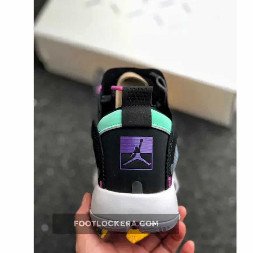 Air Jordan 34 Blue Void/Green Glow-Black-Metallic Silver