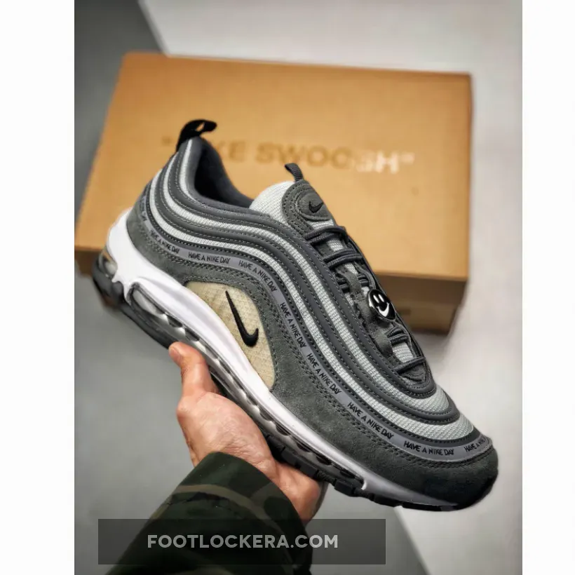 Nike Air Max 97 GS 'Have a Nike Day' Dark Grey - Nike Air Max 97 Black Dark Grey