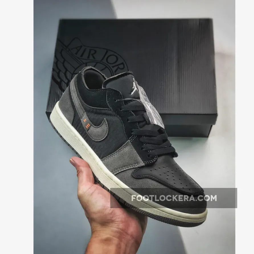 Jordan 1 Mid Inside Out Black - Air Jordan 1 Low Inside Out Black Grey DN1635-001