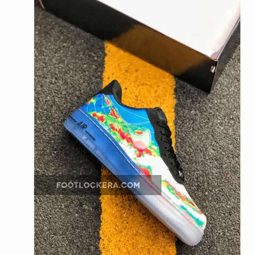 Nike Air Force 1 Comfort PRM 'Weatherman' White/Atomic Red | weatherman af1