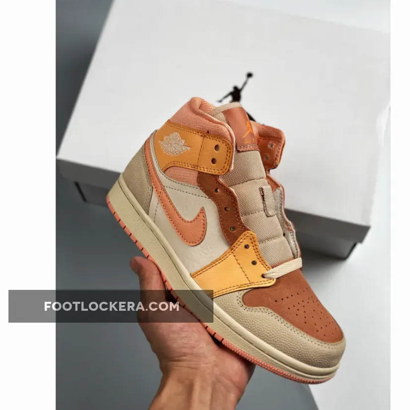 Orange Ones Jordan Air Jordan 1 Mid Apricot Orange DH4270-800