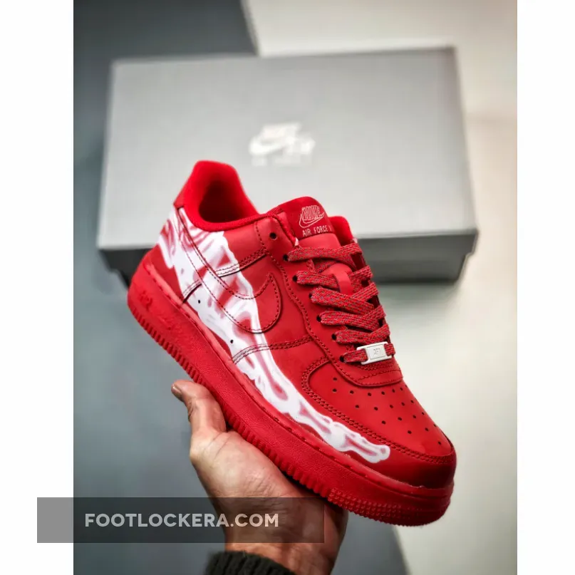 Nike Air Force 1 Low 'Skeleton' Red 1680452289 New Releases