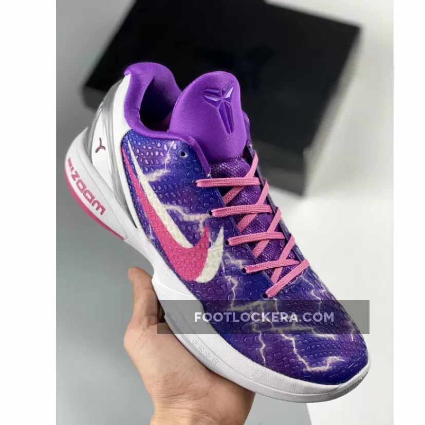 Nike Kobe 6 Purple Pink White Silver 1681877842 Cheap