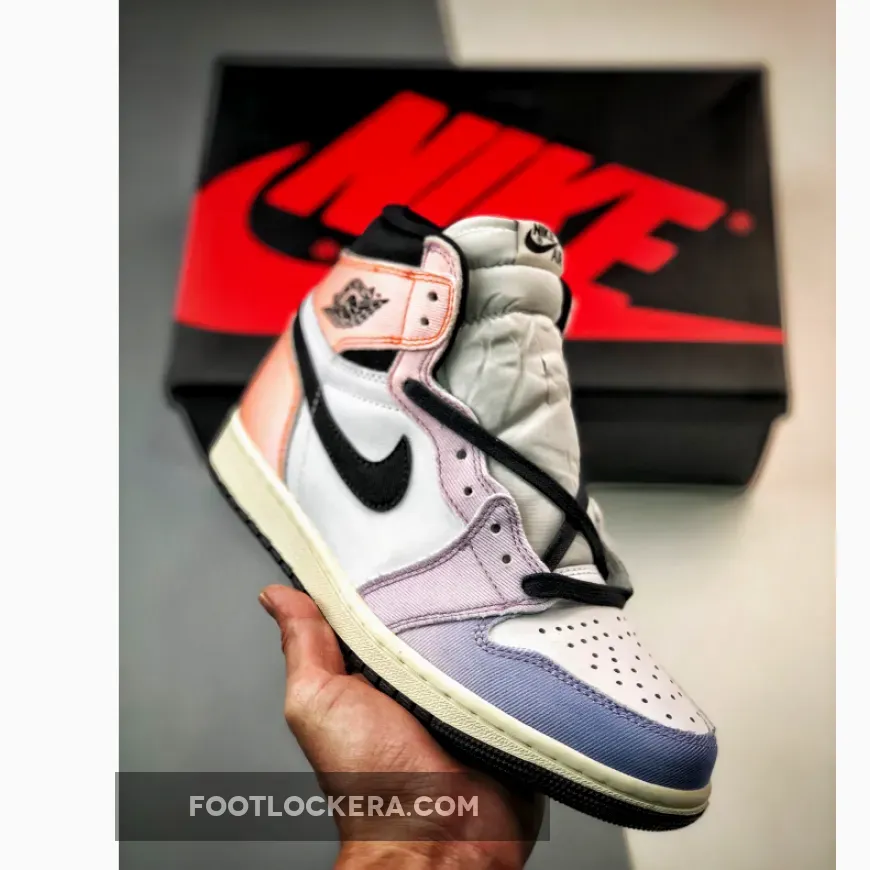 Air Jordan 1 High OG 'Skyline' Vivid Orange/Black-Iced Lilac-True Blue-Sail skyline aj1
