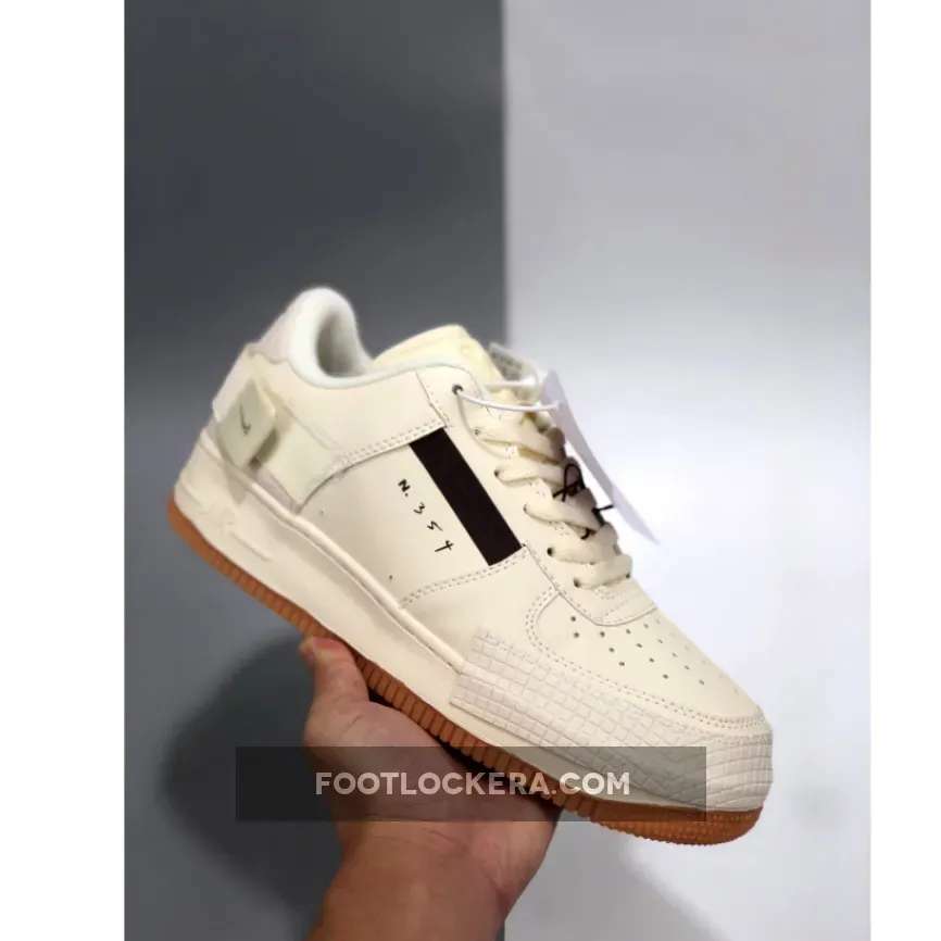Nike Air Force 1 Type Sail/Light Ivory-Earth Brown - nike af1-type light ivory/earth brown
