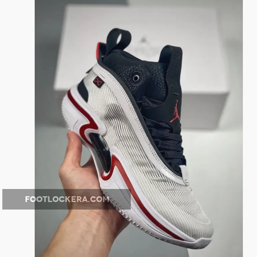 Air Jordan 36 Psychic Energy White/Black-Red CZ2650-100 - air jordan men's 36 'psychic energy