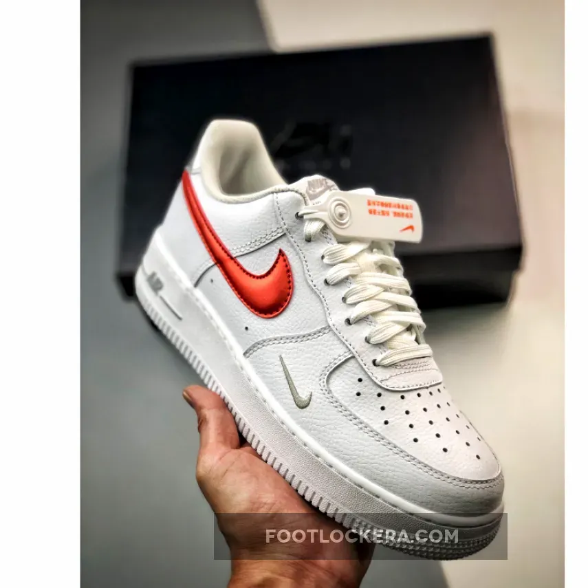 Nike Air Force 1 Low White/Picante Red-Wolf Grey FD0654-100 #picante red nike