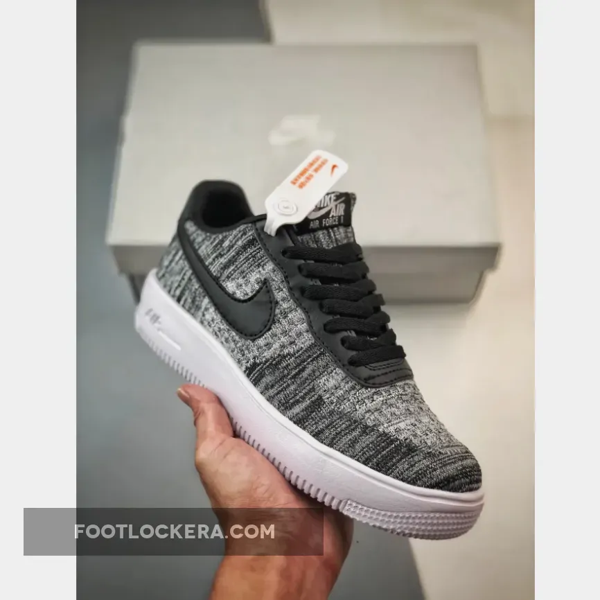 Nike Air Force 1 Flyknit 2.0 Black White AV3042-001 Restock