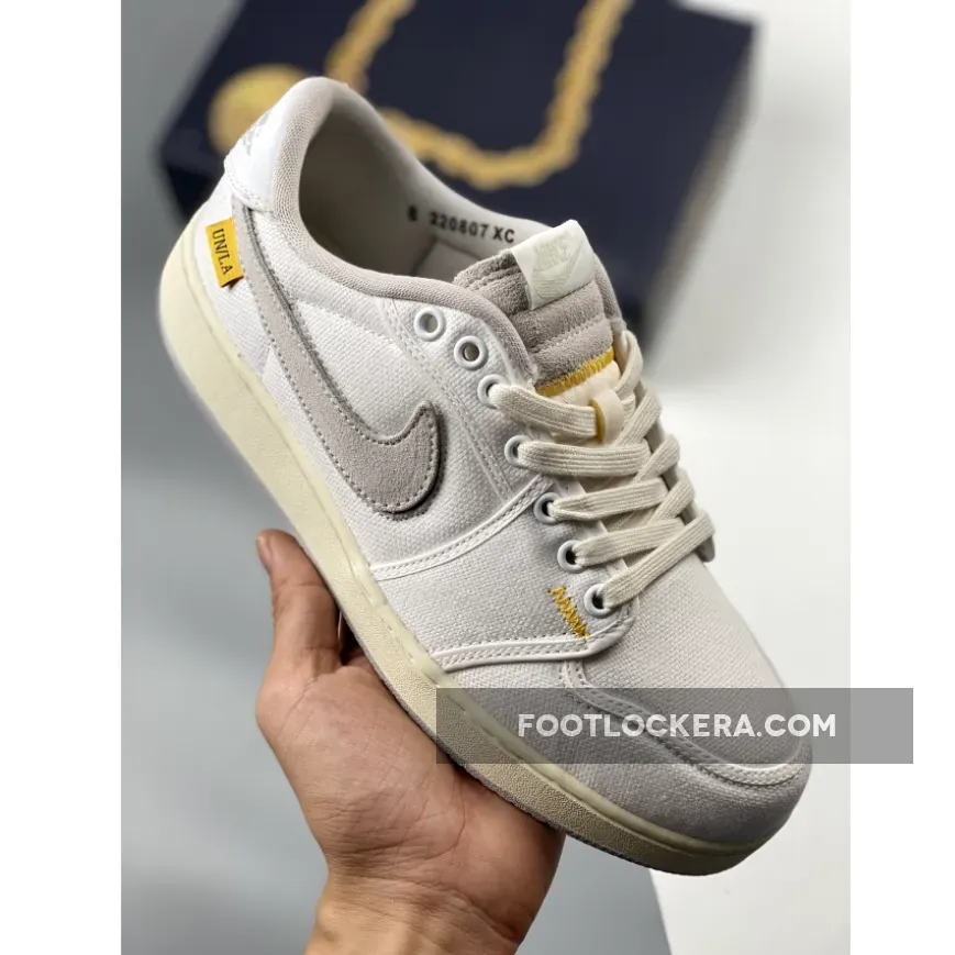 Jordan 1 Retro AJKO Low SP Union White Canvas / Union 1s Low