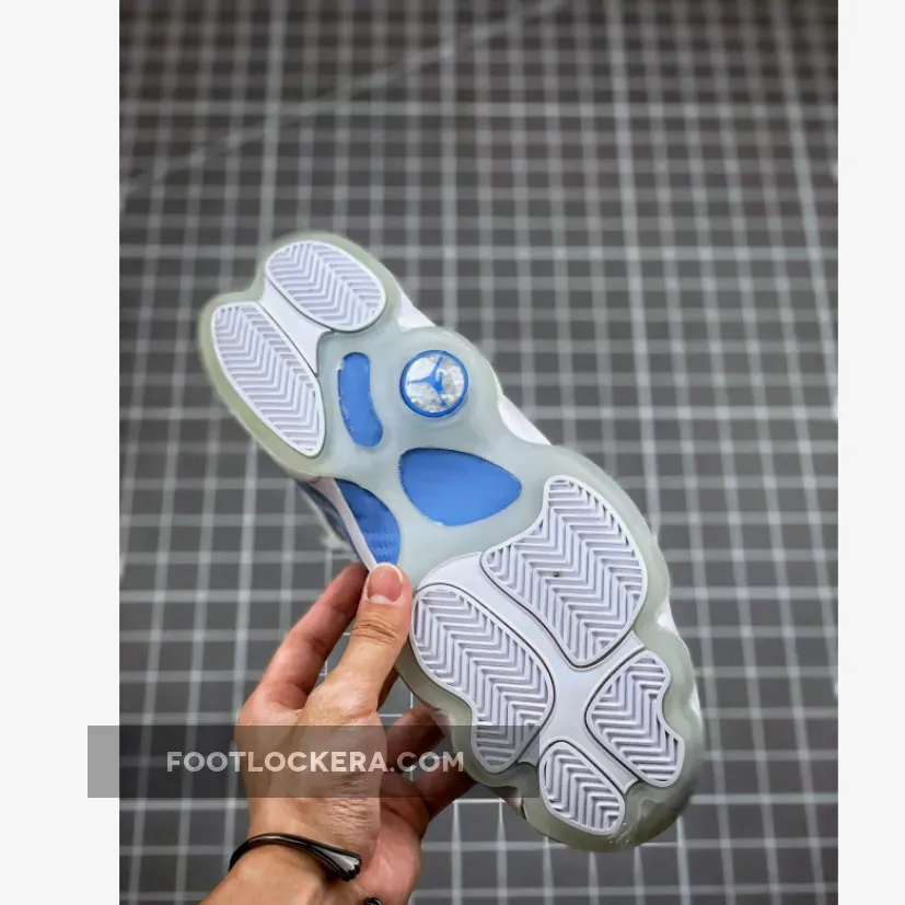 Jordan 6 Rings 'UNC' White/Valor Blue-Ice-White / blue and white 6