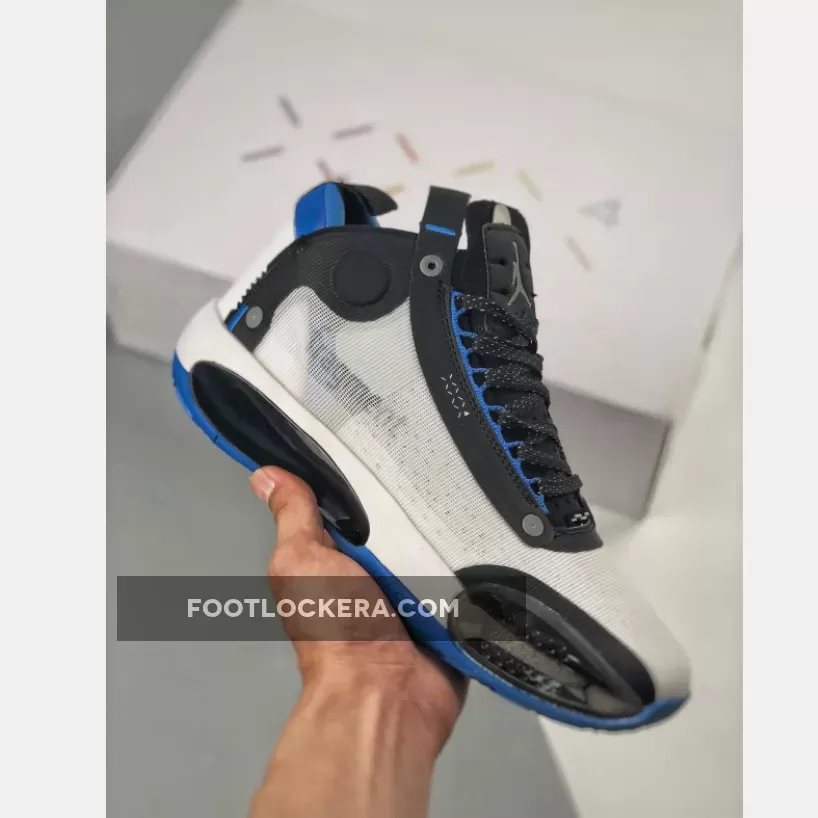 Fragment X Air Jordan 34 White/Royal Blue New Releases