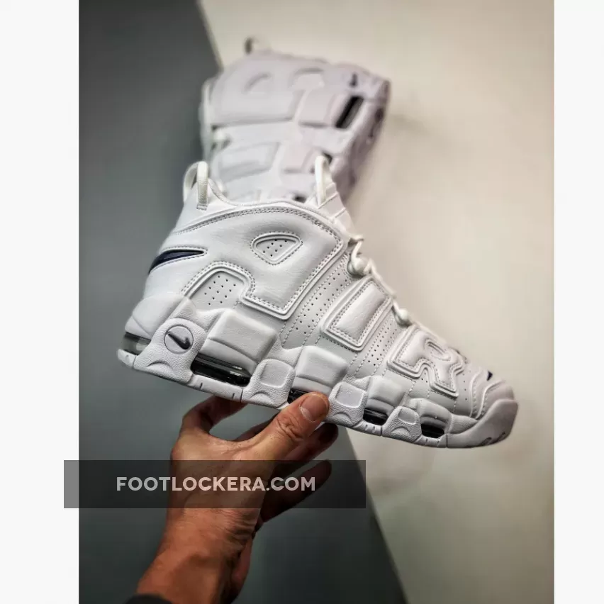 uptempo navy blue and white