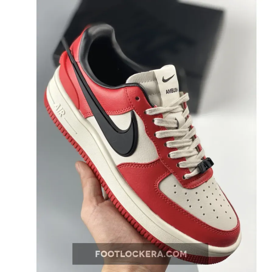 AMBUSH x Nike Air Force 1 'Chicago' Red White / Af1 Ambush White 1681877837