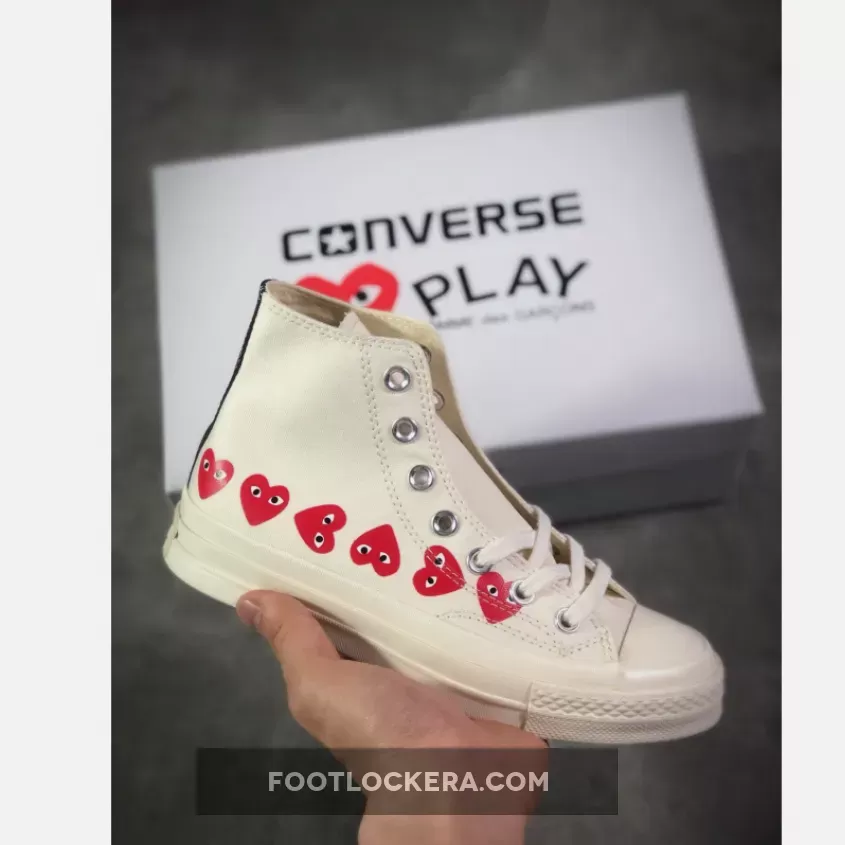CDG Play x Converse Chuck Taylor All Star Hi 2018 White