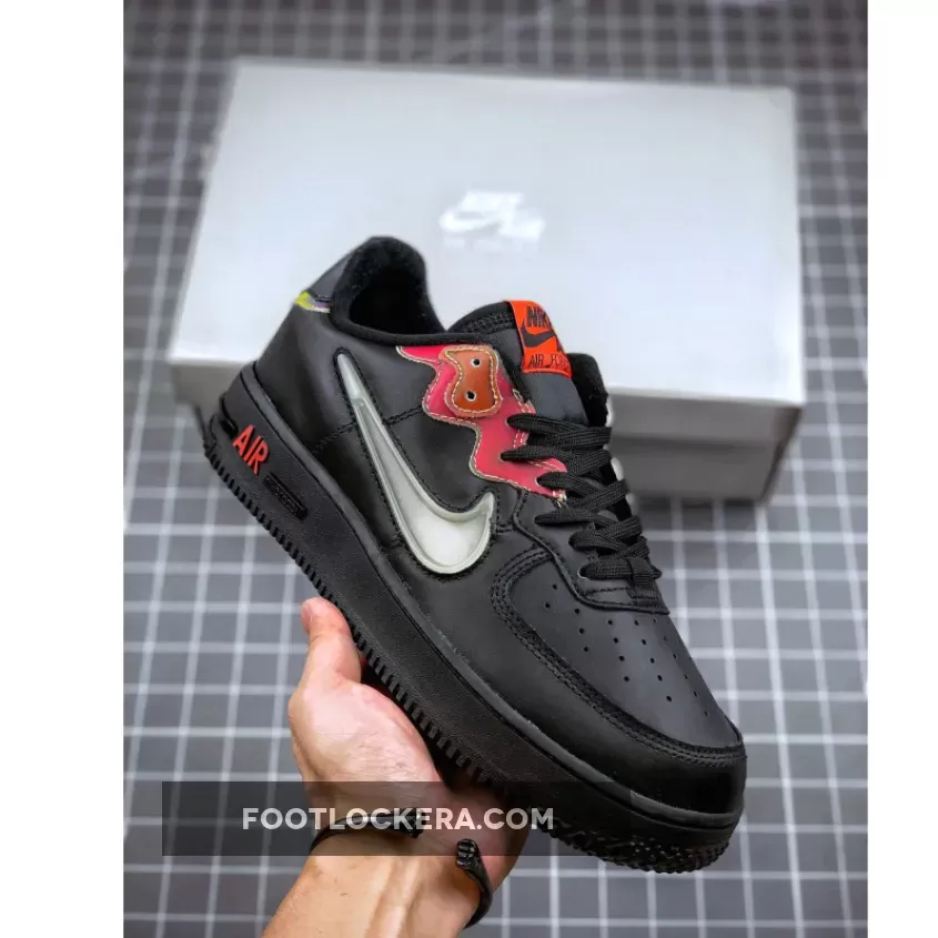 Nike Air Force 1 React Black Habanero Red CN9838-001 Discount