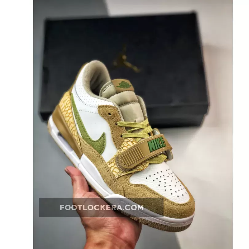 Jordan Legacy 312 Low White/Olive-Gold DX9260-001 Cheap