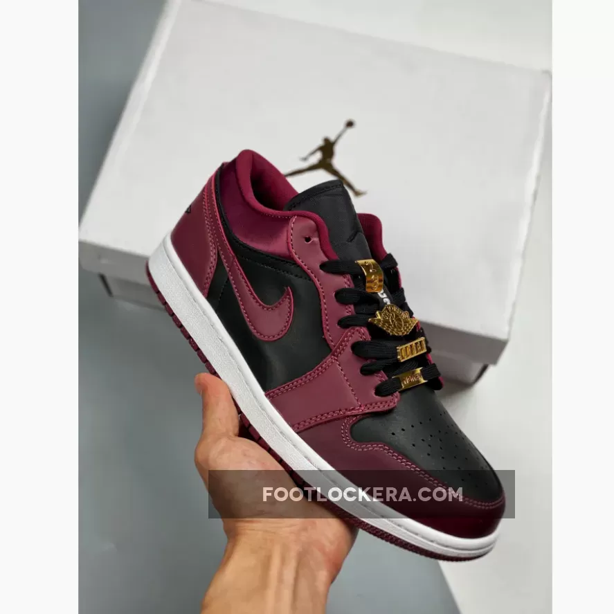 Air Jordan 1 Low Dark Beetroot Black DB6491-600 jordan 1 lows beetroot