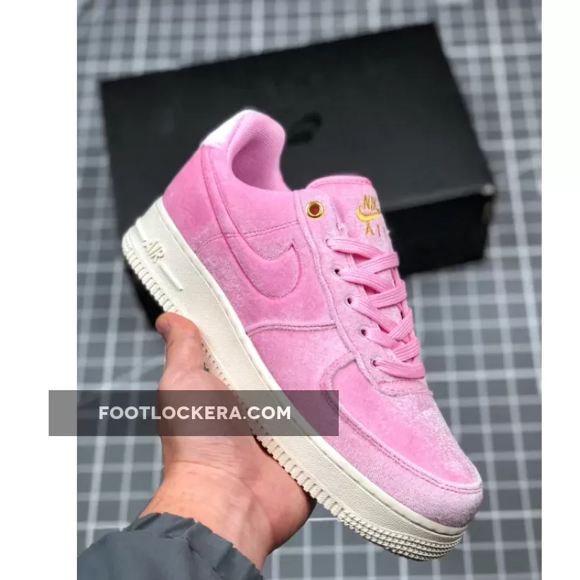 velour pink air force