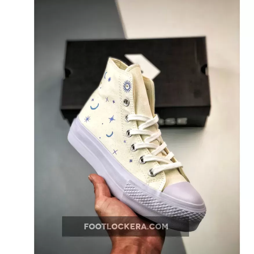 Converse Chuck Taylor All Star Lift Platform Celestial Egret Purple #purple platform converse