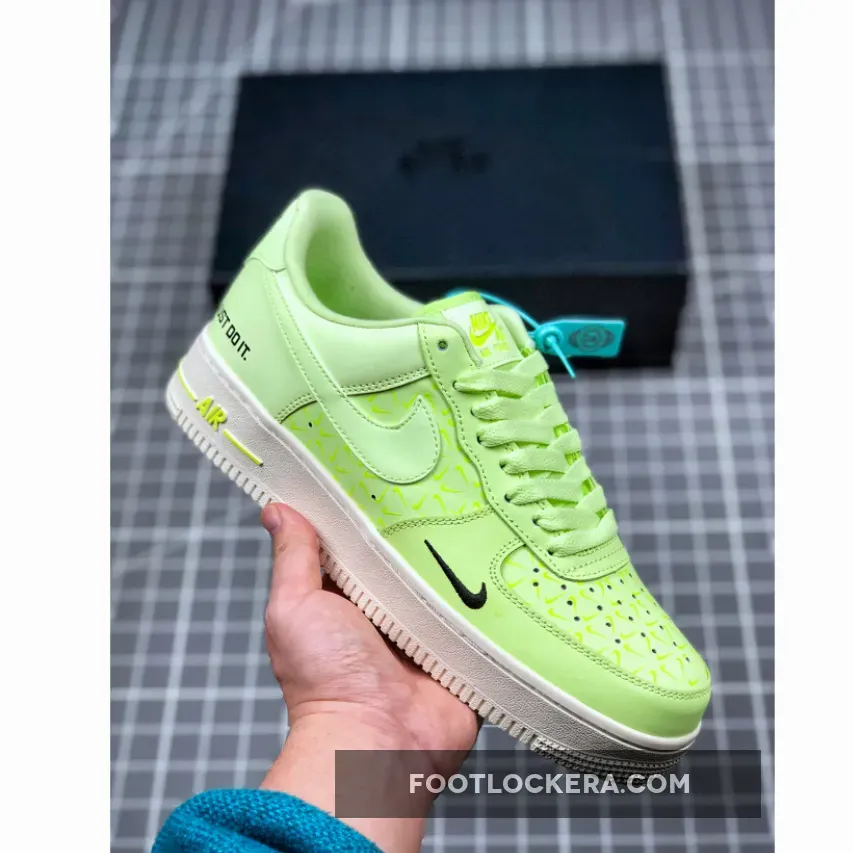Nike Air Force 1 Low 'Just Do It' Barely Volt - Air Force 1 Neon Yellow CT2541-700