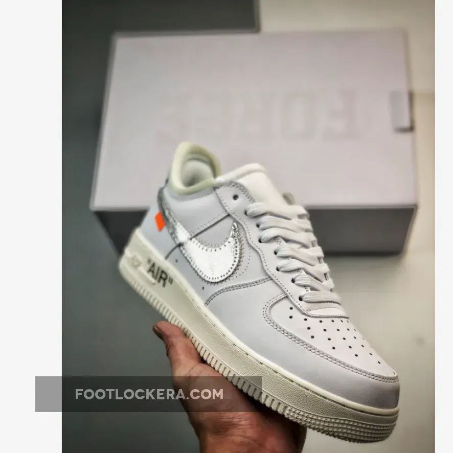 Off-White x Nike Air Force 1 Low "ComplexCon" White/Metallic Silver