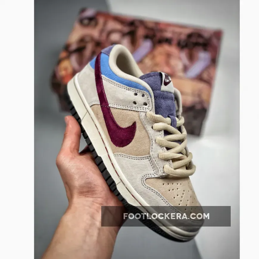 Nike Dunk Low White Grey Brown