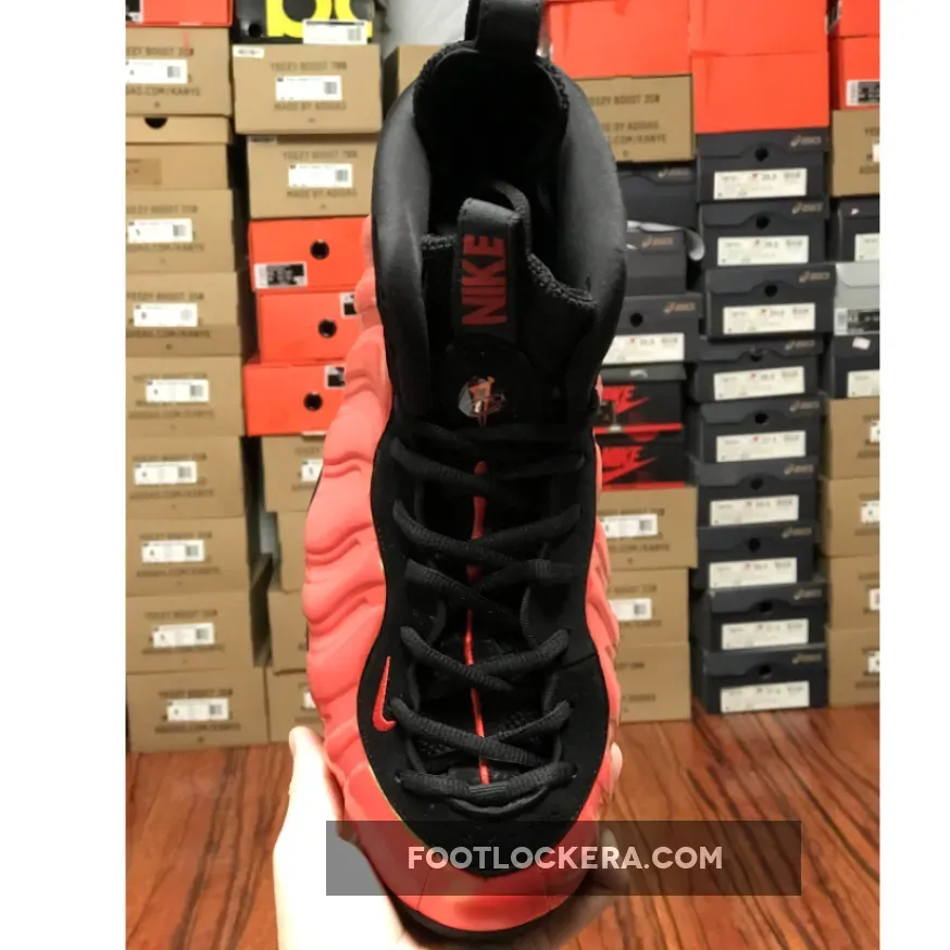 Nike Air Foamposite One Habanero Red/Black 314996-603 habanero red foamposite