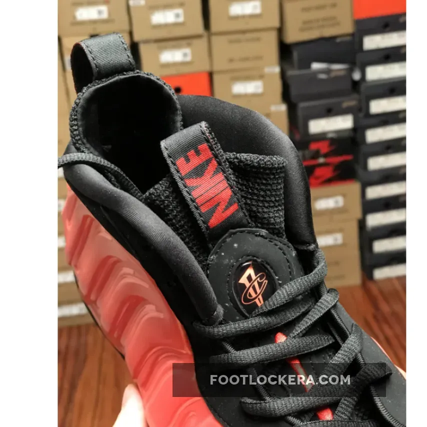 Nike Air Foamposite One Habanero Red/Black 314996-603 habanero red foamposite