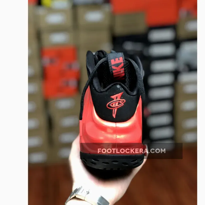 Nike Air Foamposite One Habanero Red/Black 314996-603 habanero red foamposite