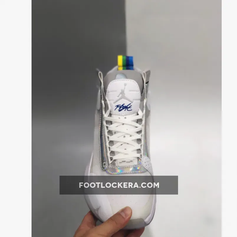 Air Jordan 34 'White Iridescent' White/Metallic Silver air jordan 34 white iridescent