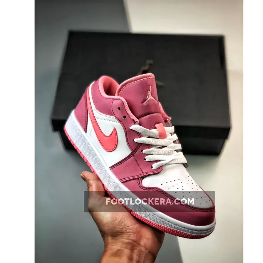 Air Jordan 1 Low GS Desert Berry 553560-616 air jordan 1 low berry