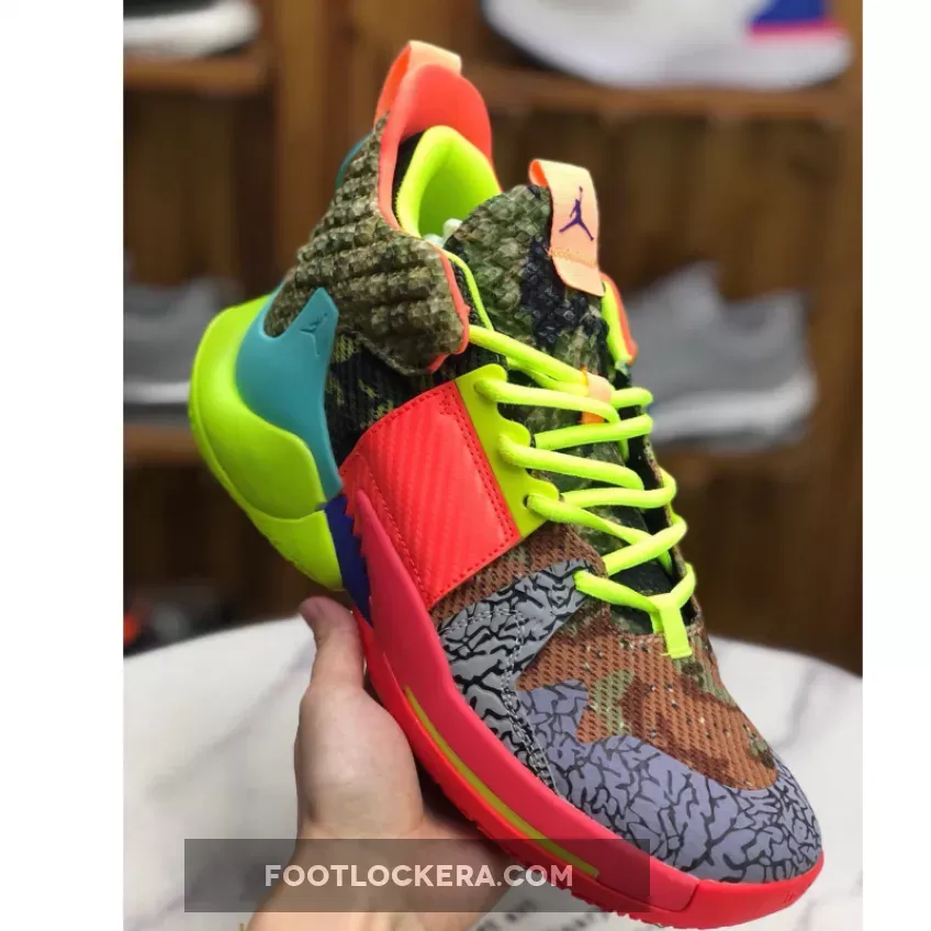Jordan Why Not Zer0.2 'All-Star' Camo Green/Hyper Turquoise-Volt-Infrared / why nots 2