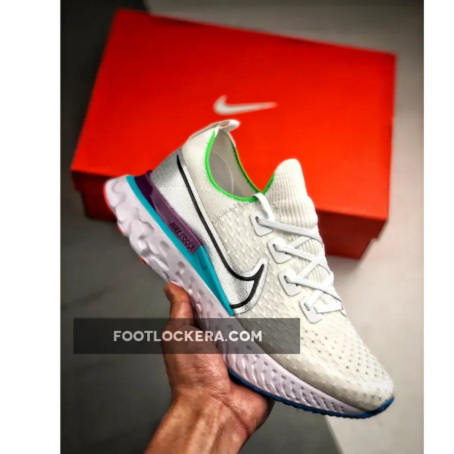 Infinity Vapor / Nike React Infinity Run White/Silver-Green-Volt