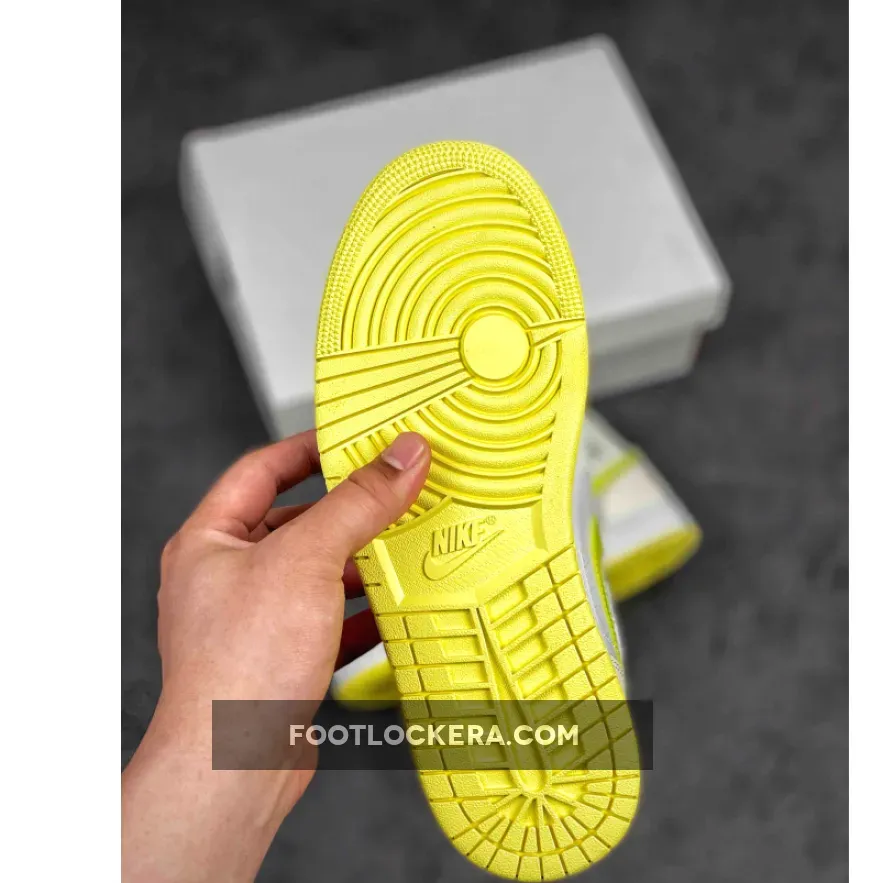 Air Jordan 1 Mid SE Sail/LT Voltage Yellow II-White / air jordan 1 light yellow