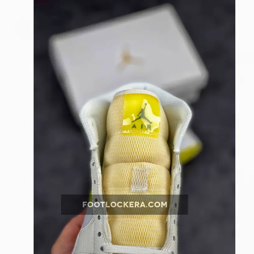 Air Jordan 1 Mid SE Sail/LT Voltage Yellow II-White / air jordan 1 light yellow
