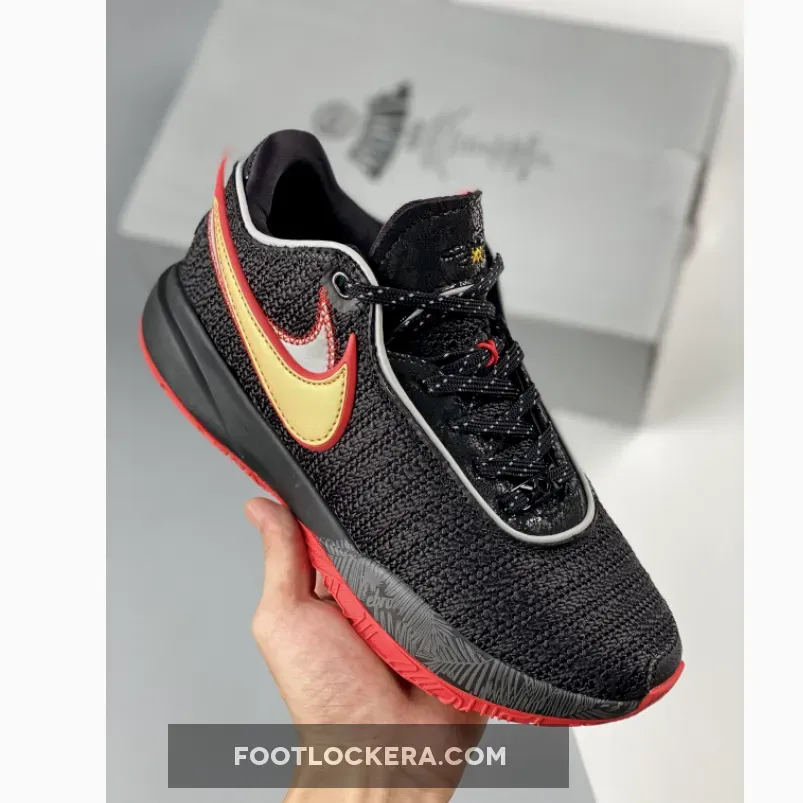 Nike LeBron 20 'Miami Heat' Black/University Red-University Gold lebron 20 restock