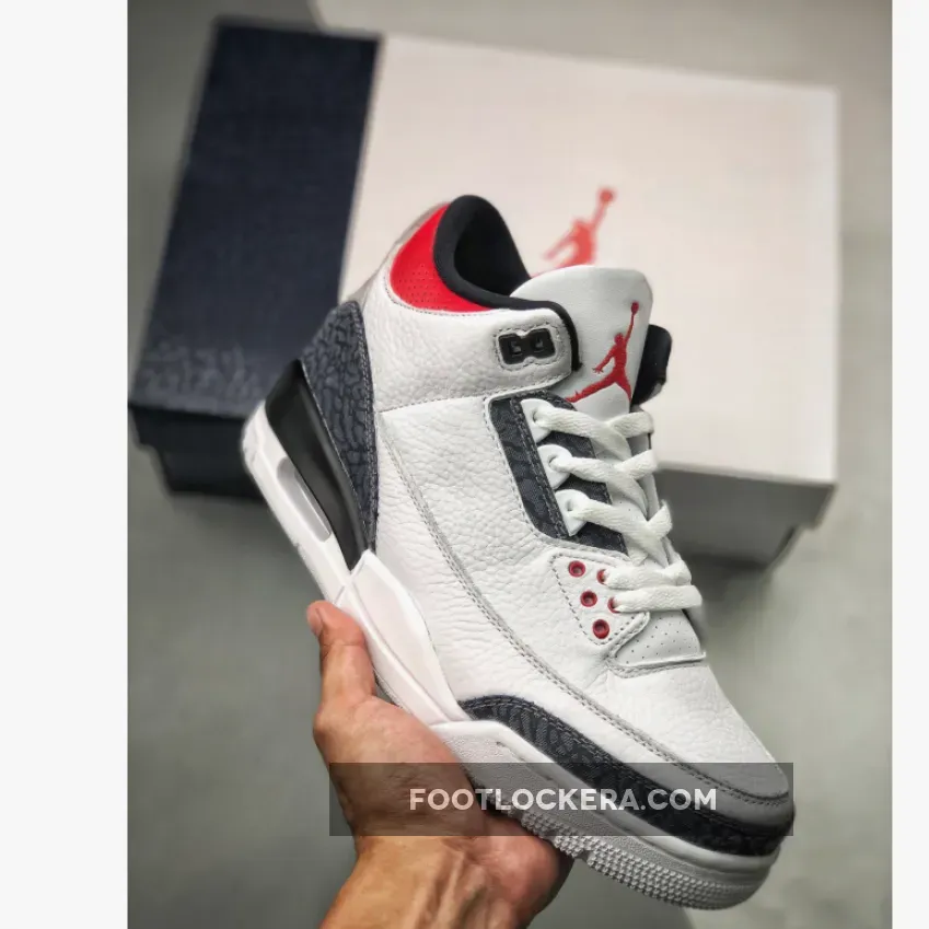 Air Jordan 3 SE DNM 'Fire Red' White/Black-Fire Red CZ6431-100 - jordan 1 black fire red white